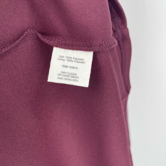 Show Me Your MuMu Caitlin Ruffle Maxi Dress Merlot Chiffon Medium NWT - Picture 4 of 8